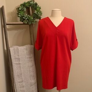 2 Hearts red sheath dress